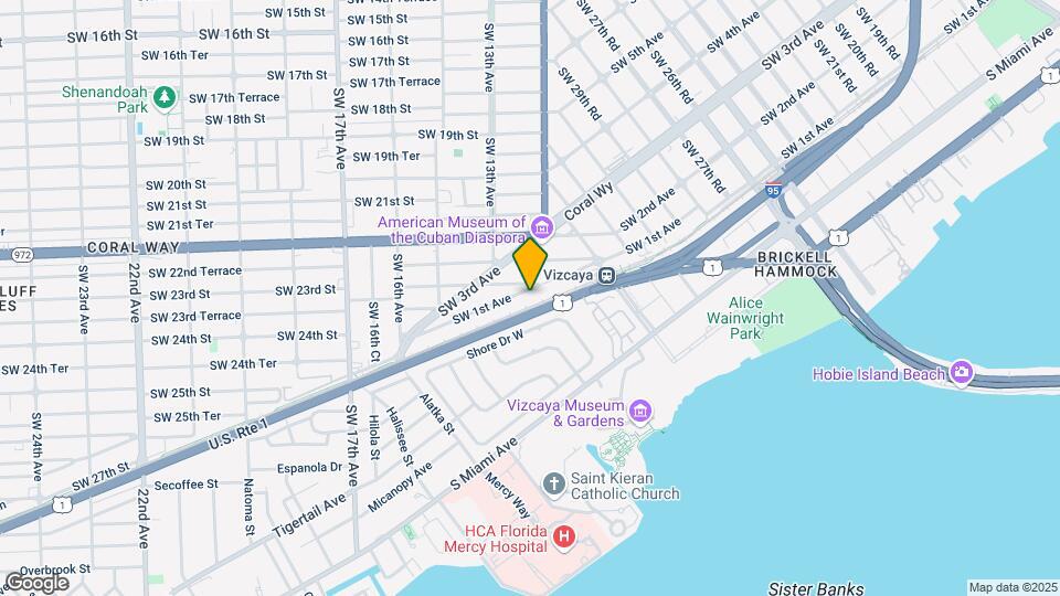 3437 SW 1st Ave Map and Location Details