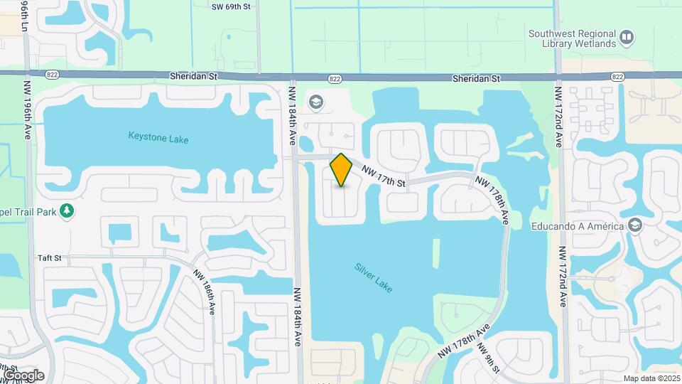 1582 NW 182nd Way Map and Location Details