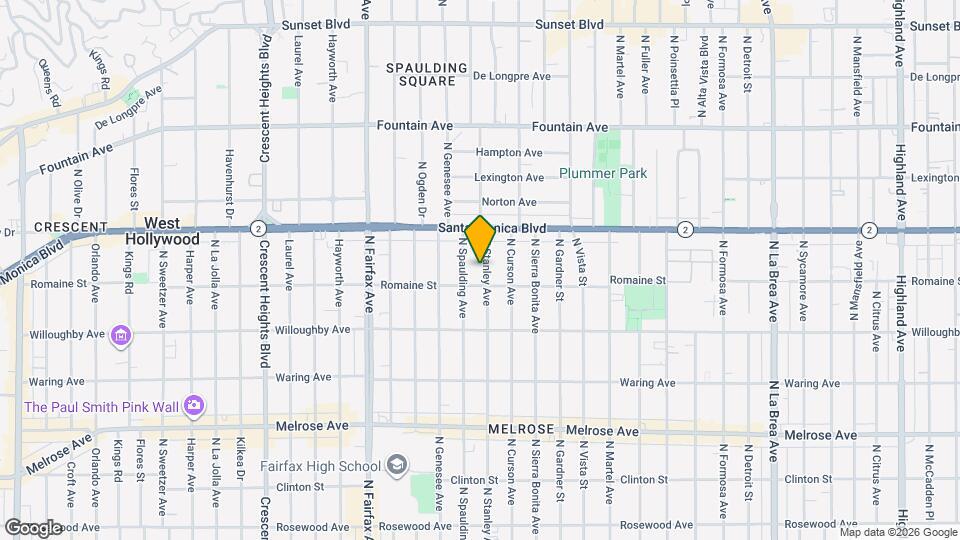 1015 N Stanley Ave Map and Location Details