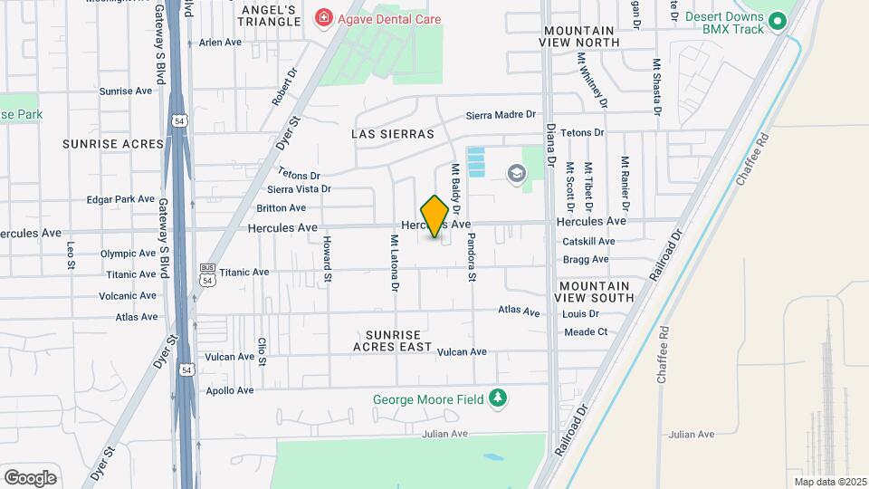 4834 Hercules Ave Mapa y Detalles de la Ubicación