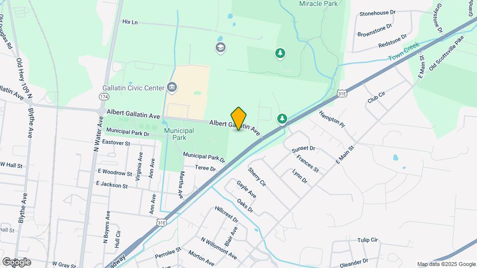 Gallatin Park Apartments Mapa y Detalles de la Ubicación