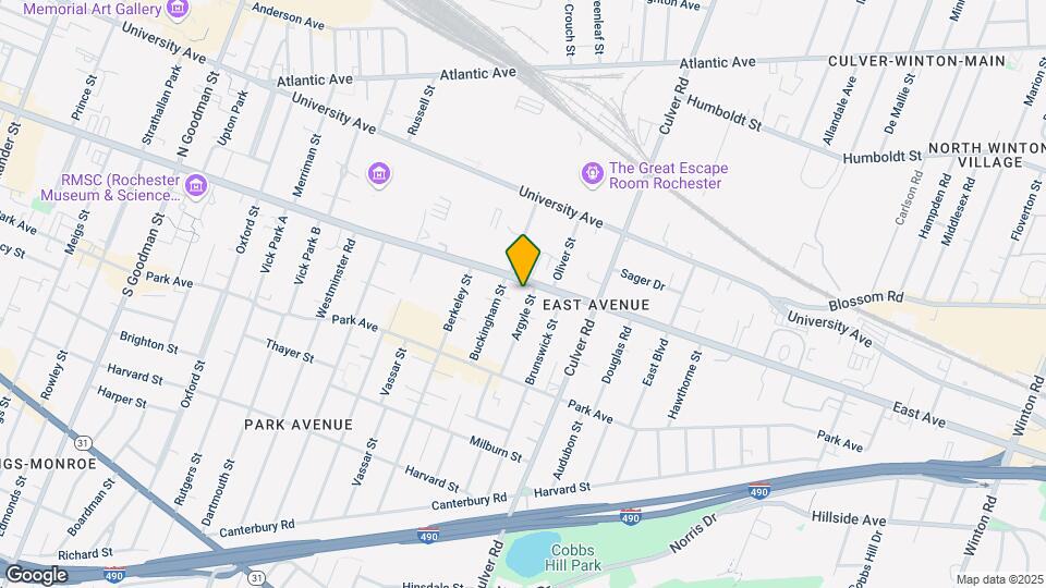 1127 East Avenue Mapa y Detalles de la Ubicación