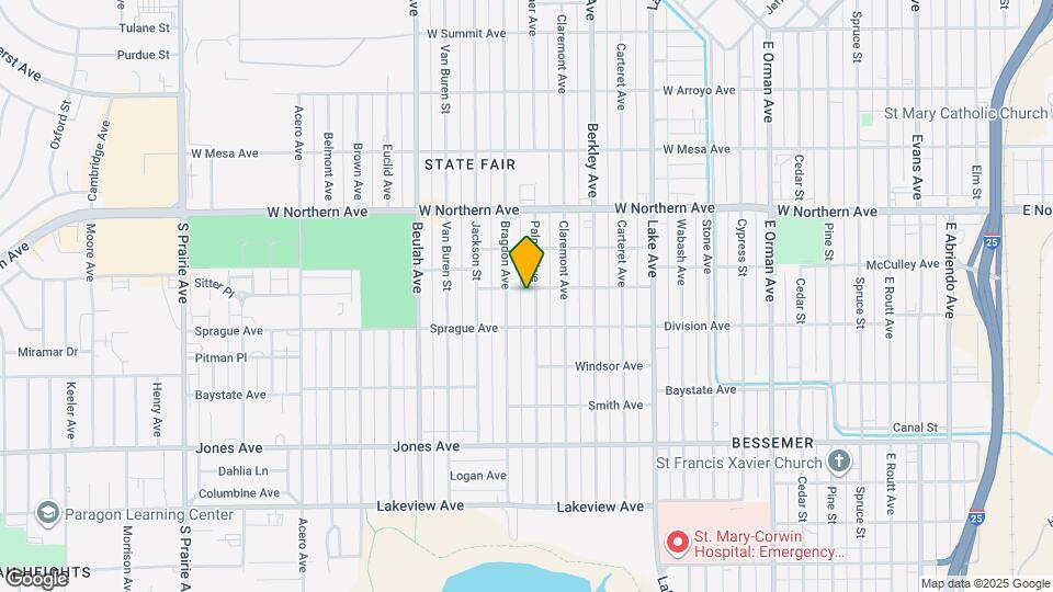 1503 Palmer Ave Map and Location Details