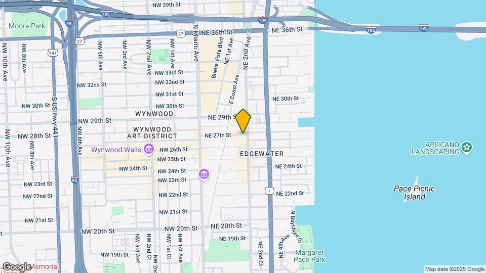 186 NE 27th St Mapa y Detalles de la Ubicación