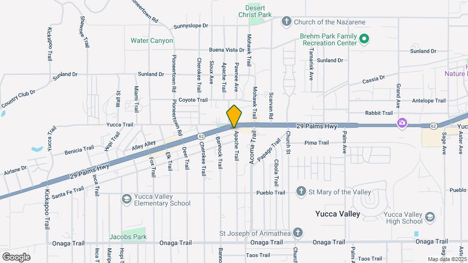 56081 29 Palms Hwy Mapa y Detalles de la Ubicación