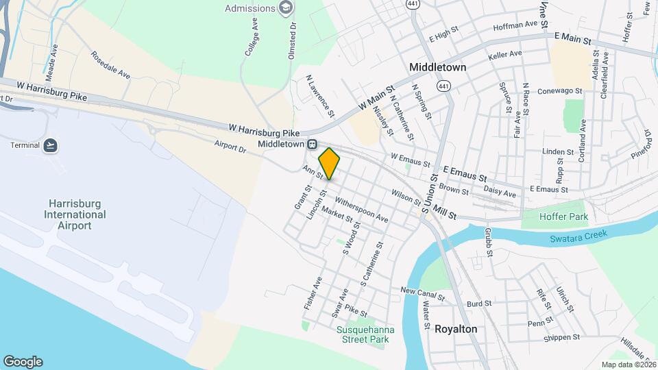 334 Ann St Map and Location Details