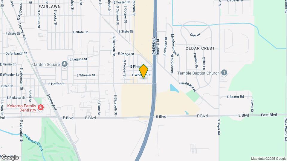1802 E Hoffer St Map and Location Details