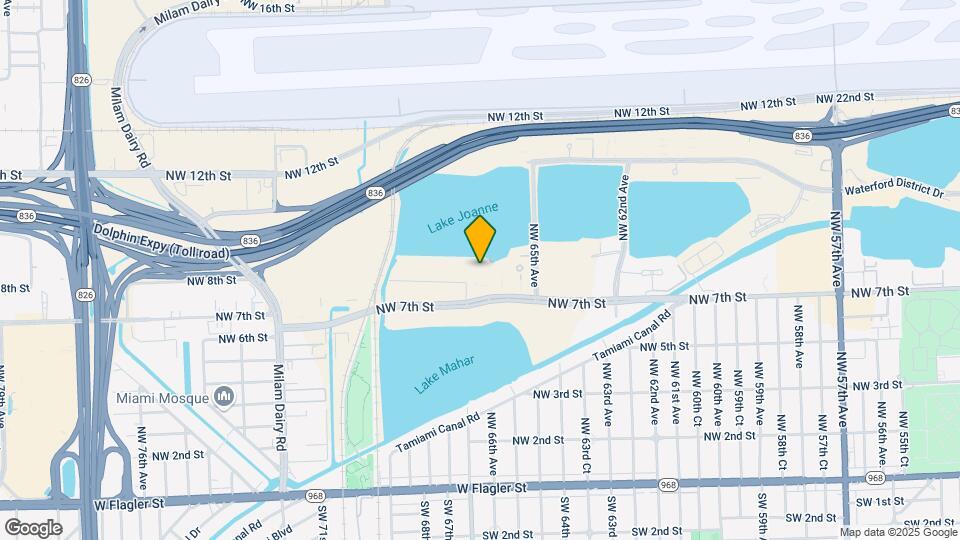 Furnished Studio-Miami - Airport - Blue La Mapa y Detalles de la Ubicación