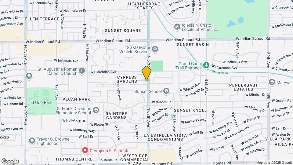 3646 N 67th Dr Map and Location Details