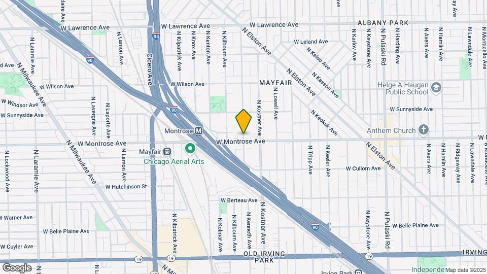 4409 N Kenneth Ave Map and Location Details