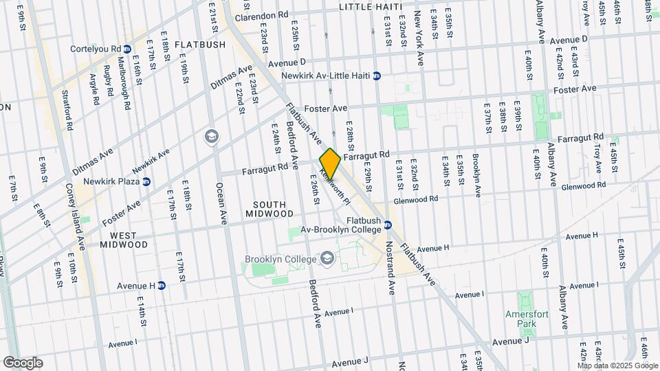 36 Kenilworth Pl Map and Location Details