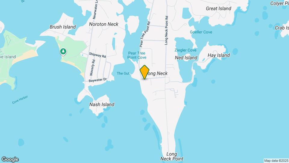 155 Pear Tree Point Rd Map and Location Details