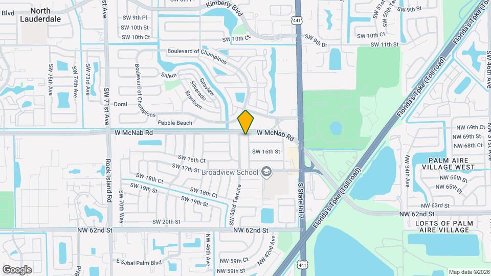 1511 SW 63rd Ave Mapa y Detalles de la Ubicación