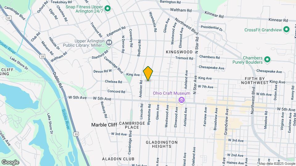1691-1697 Wyandotte Rd Map and Location Details