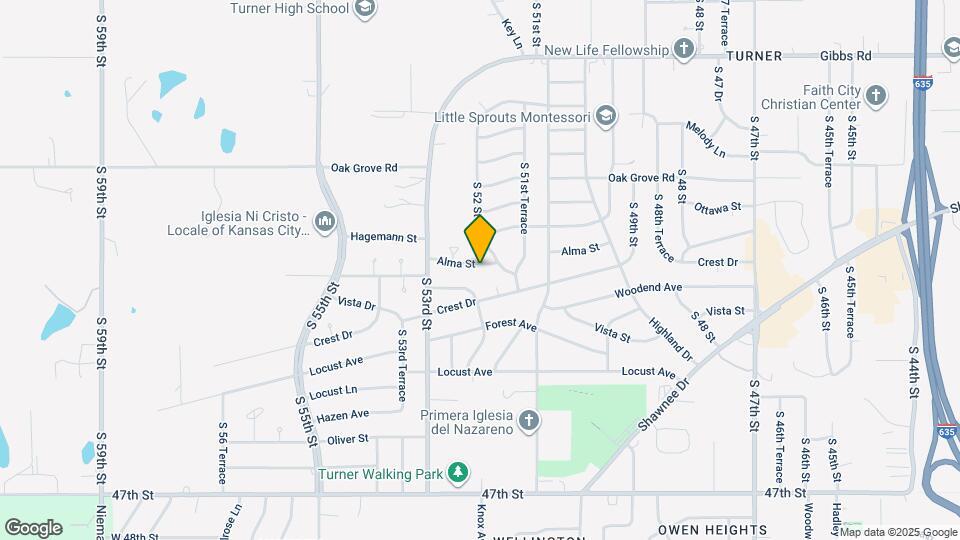 5201 Alma St Map and Location Details