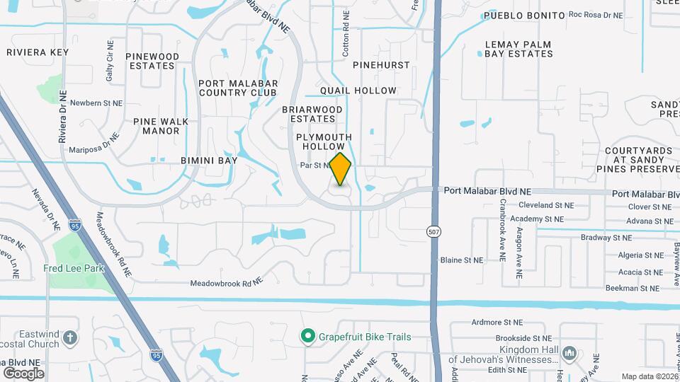 1527 Waldorf Cir NE Mapa y Detalles de la Ubicación