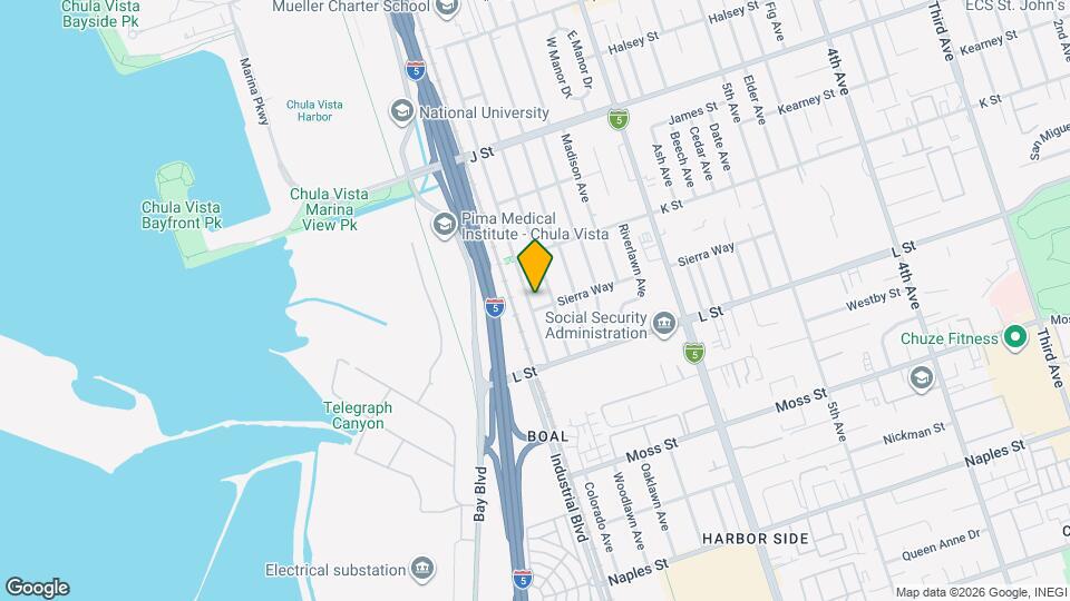 839 Colorado Ave Map and Location Details