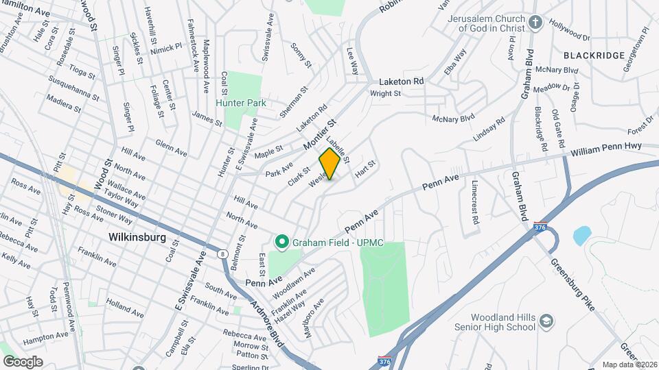 1521 Weinman St Map and Location Details