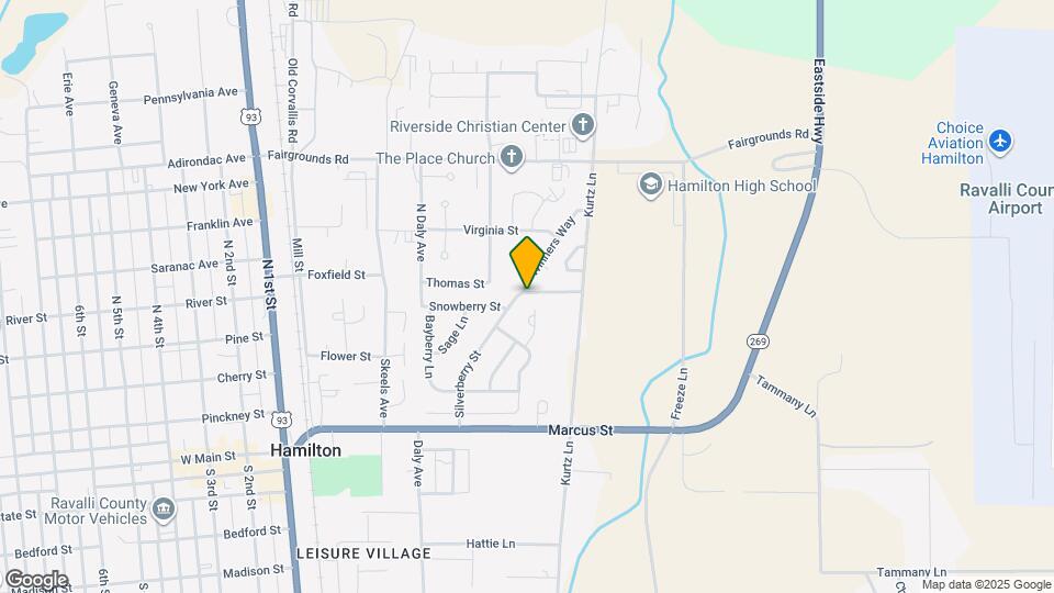 109 Silverberry St Map and Location Details