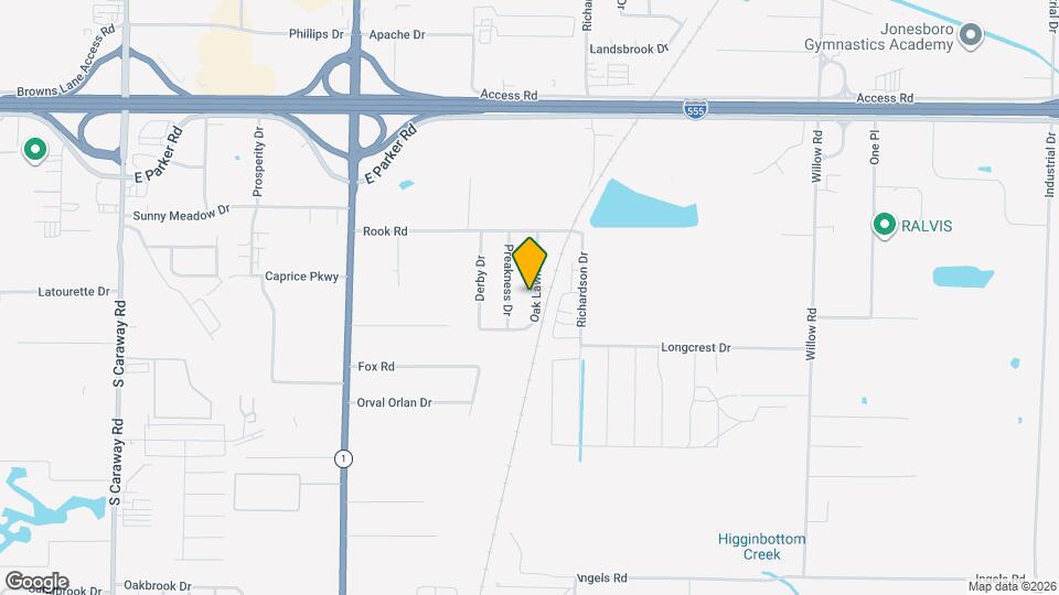 3413 Oak Lawn Ave Map and Location Details