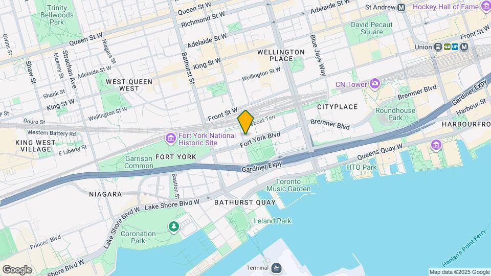 116 Fort York Blvd Map and Location Details