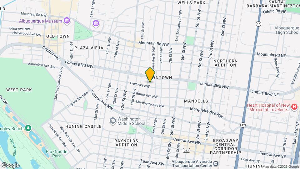 911 Fruit Ave NW Map and Location Details