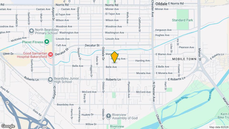 326 Belle Ave Map and Location Details