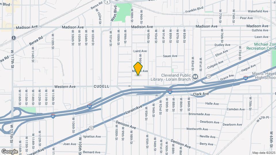 9618 Willard Ave Map and Location Details