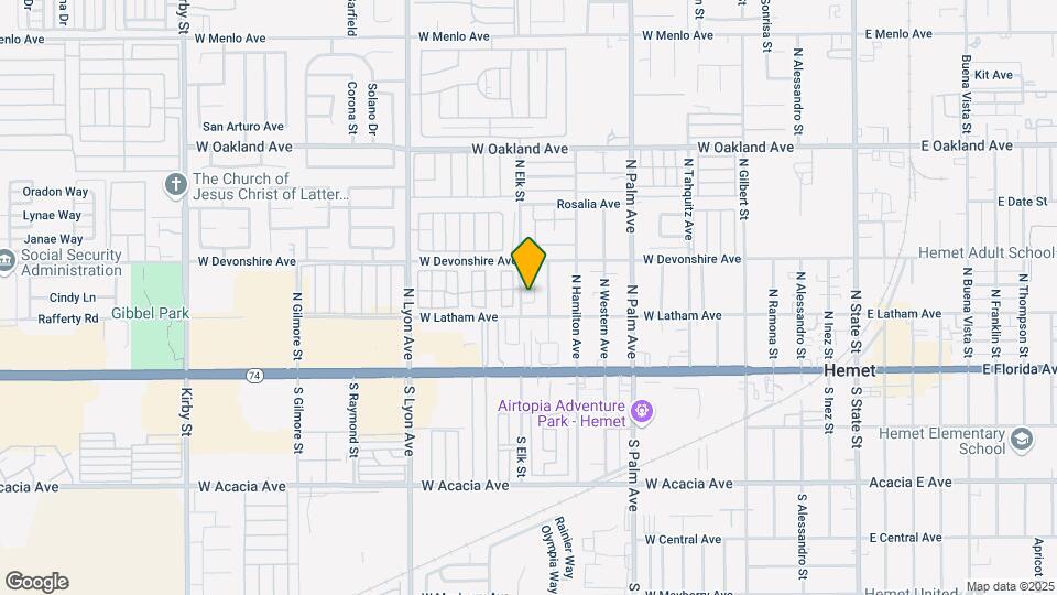 222-268 N Elk St Map and Location Details
