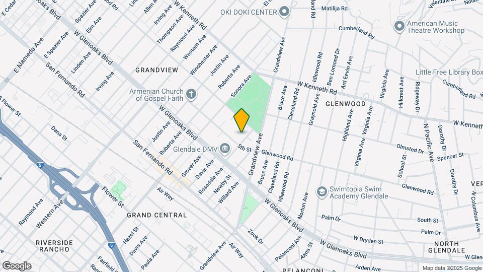 1157 Rosedale Ave, Unit #1 Map and Location Details