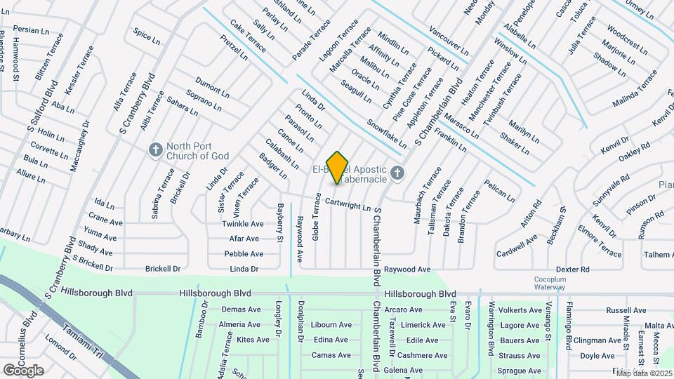 4934 Redwood Terrace Map and Location Details
