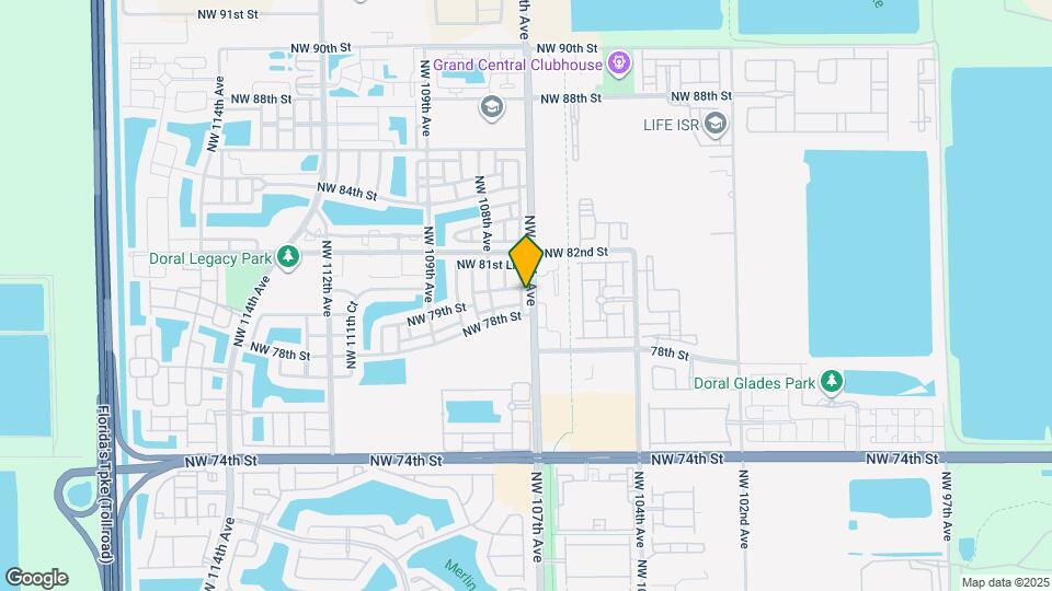 7951 NW 107th Ct Map and Location Details