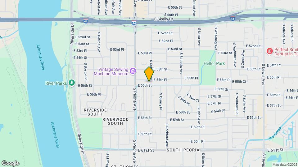 1343 E 56th St Map and Location Details