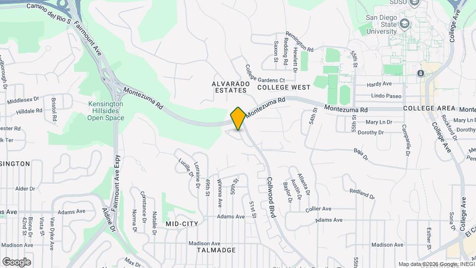 5026 Collwood Way Map and Location Details