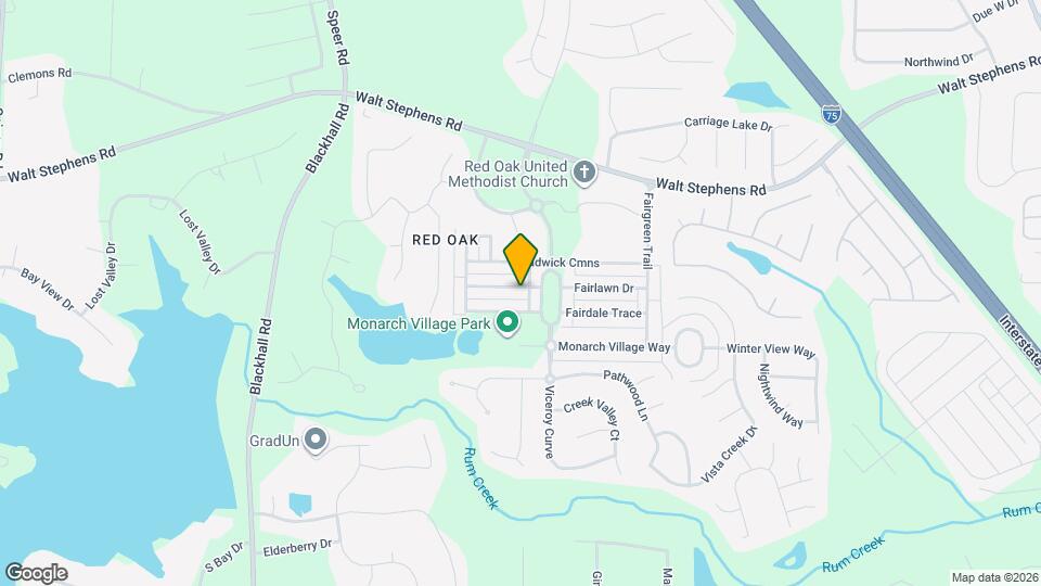 605 Brookwater Dr Mapa y Detalles de la Ubicación