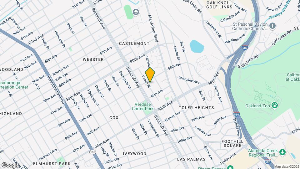 9416 Peach St Map and Location Details