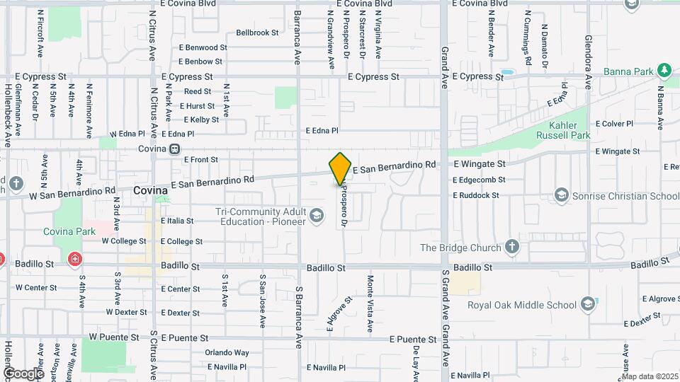 383 N Prospero Dr Mapa y Detalles de la Ubicación