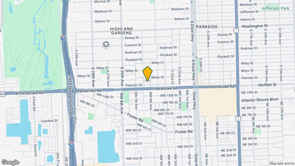 2439 Fletcher St Map and Location Details