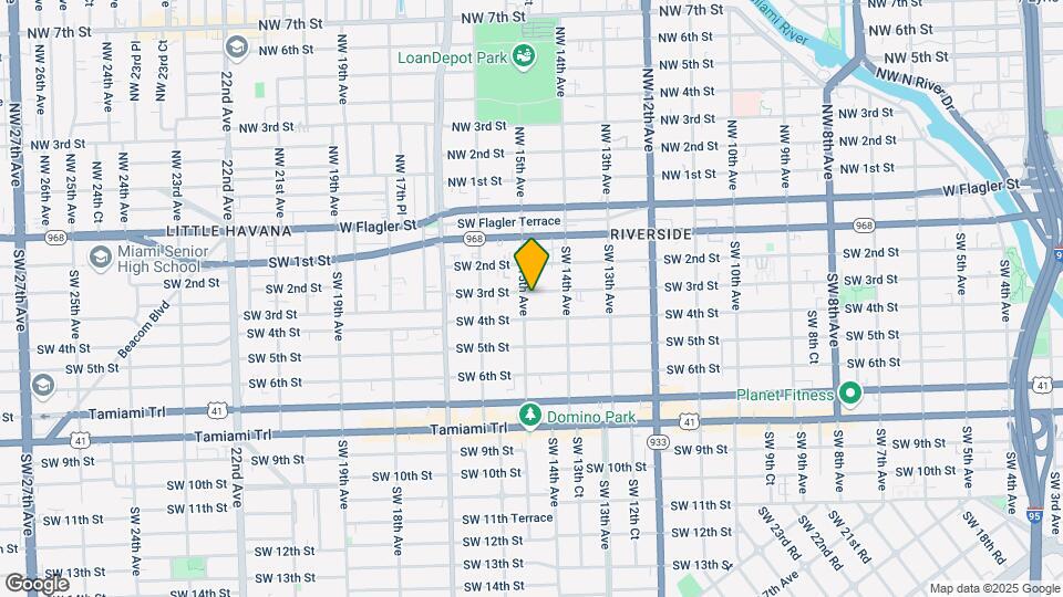 1468 SW 3rd St Map and Location Details
