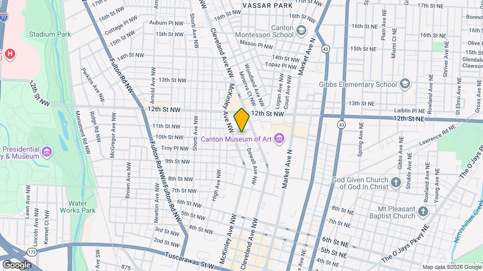 1005 Dewalt Ave NW Map and Location Details