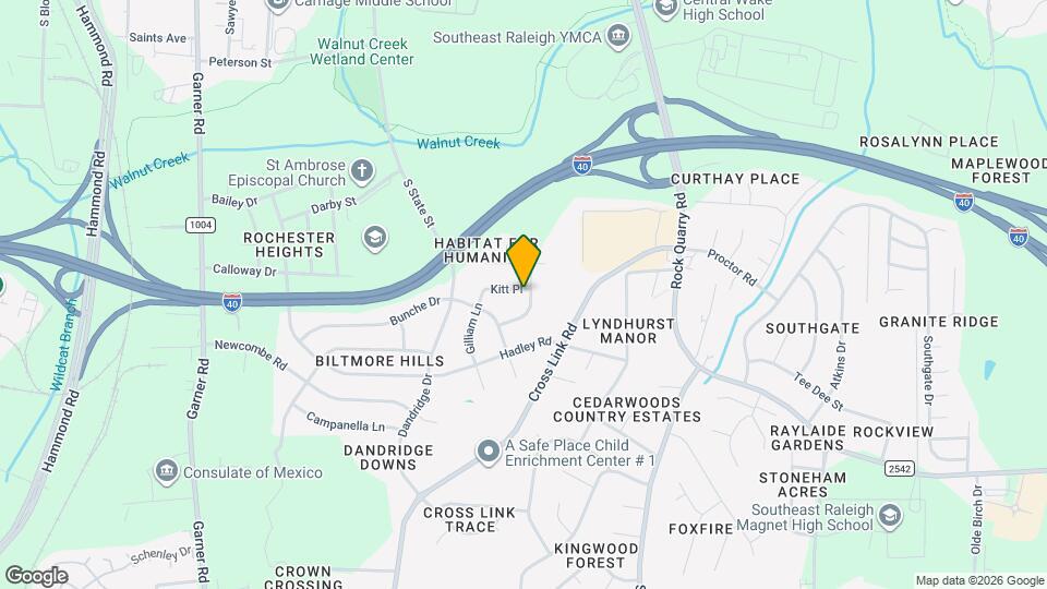 2000 Waters Dr Map and Location Details