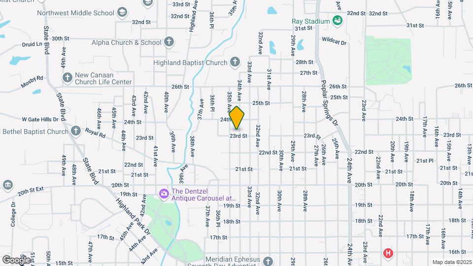 2301 34th Ave Map and Location Details