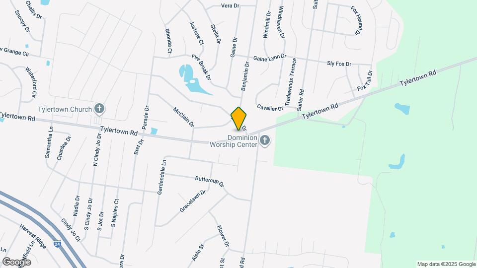 633 Tylertown Rd Map and Location Details