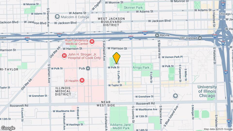 1506 W Polk St Mapa y Detalles de la Ubicación