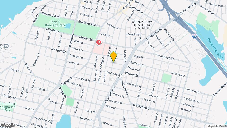 498 Whipple St, Unit 3S Map and Location Details