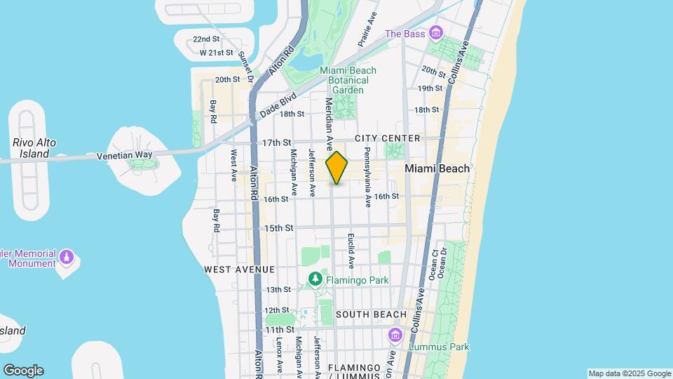 1611 Meridian Ave, Unit 204 Map and Location Details