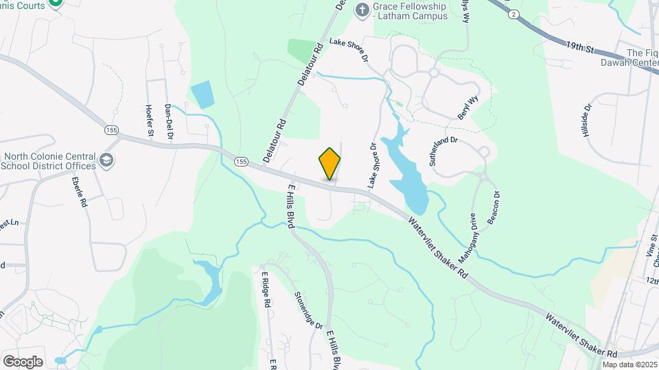 343 Watervliet Shaker Rd, Unit 343 1st Map and Location Details