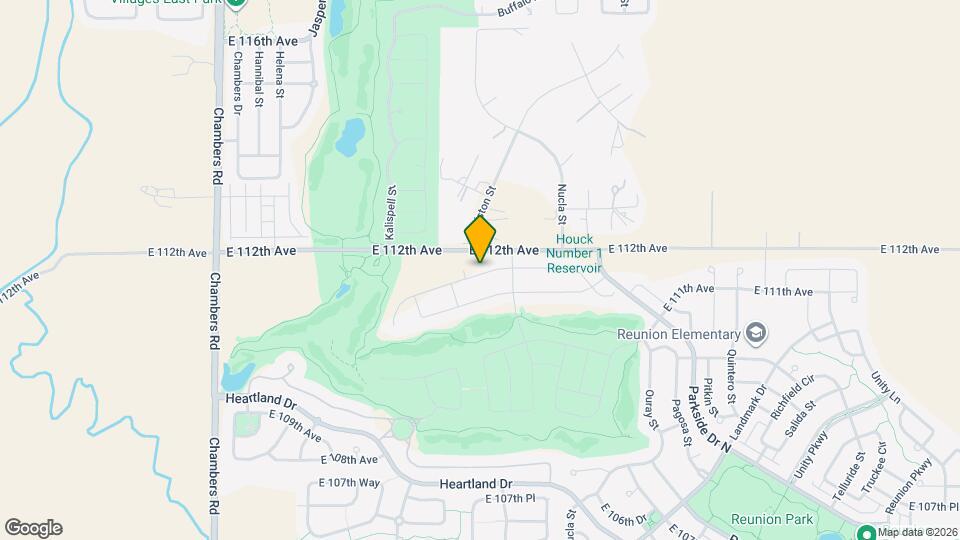 16311 E 111th Dr Map and Location Details