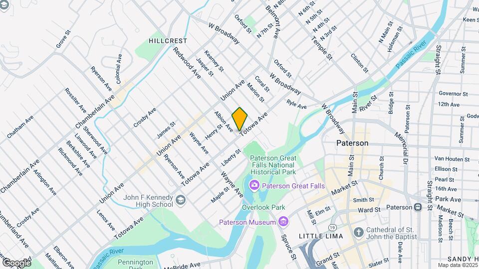 427 Totowa Ave-Unit -2nd Floor Map and Location Details