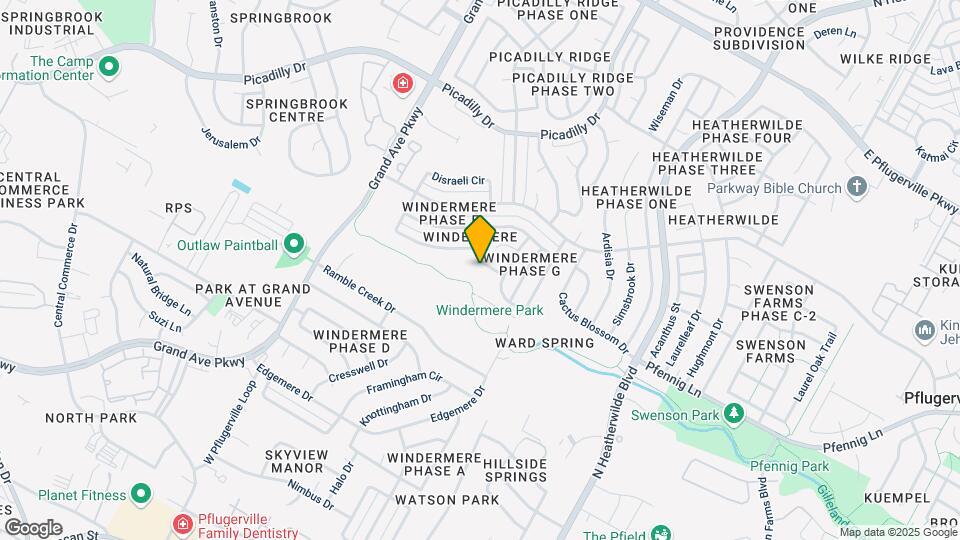 16808 Gravesend Rd Map and Location Details